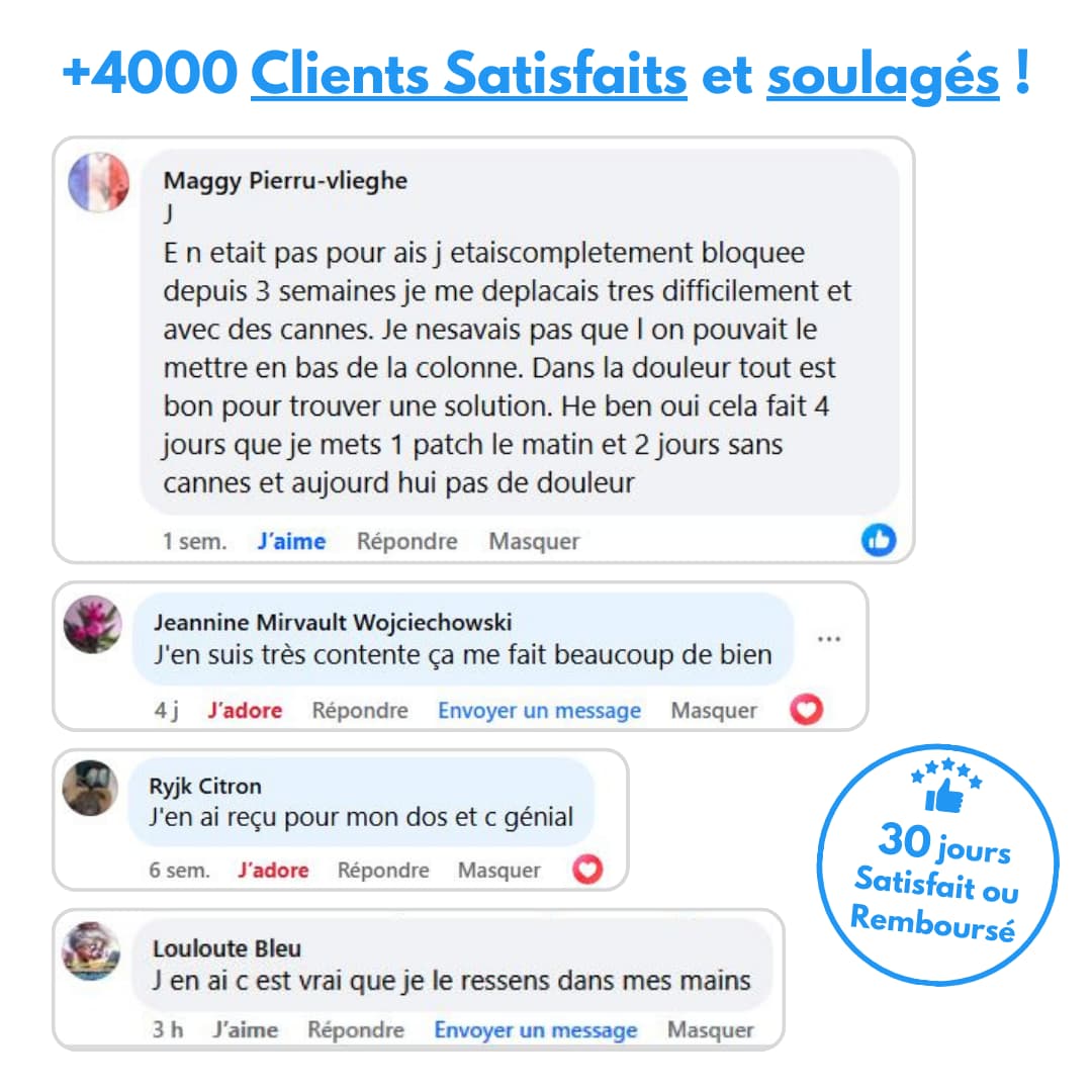 Patchs confort articulaire